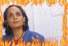 La scrittrice Arhundati Roy