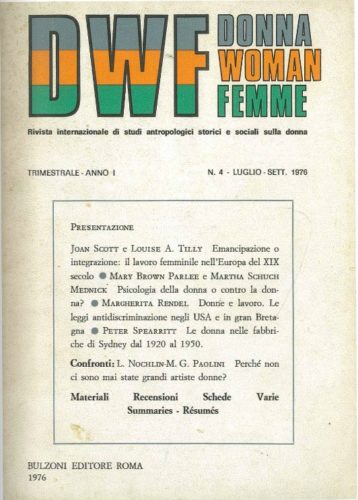 DWF, Anno I, n. 4, 1976