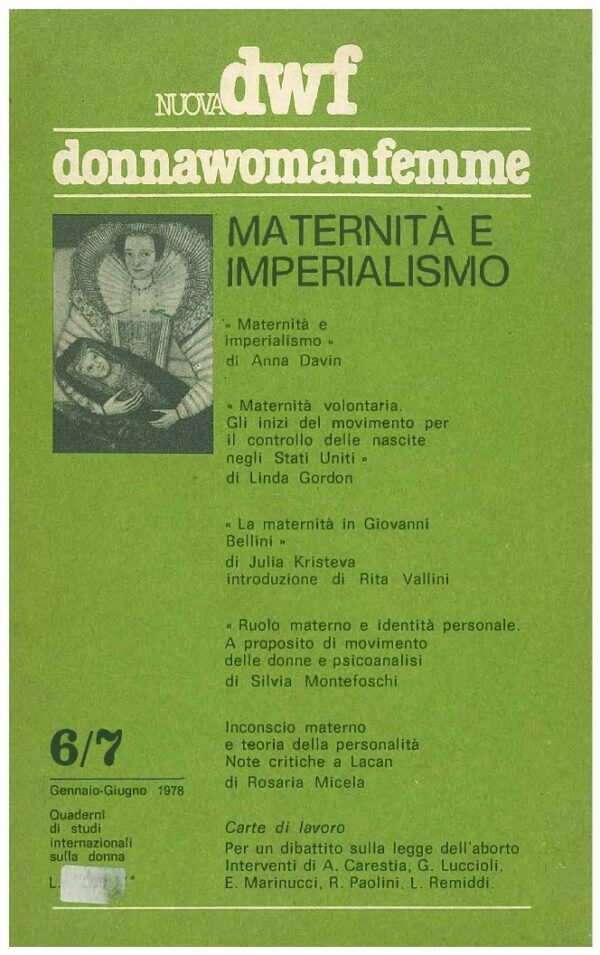 MATERNITÀ E IMPERIALISMO