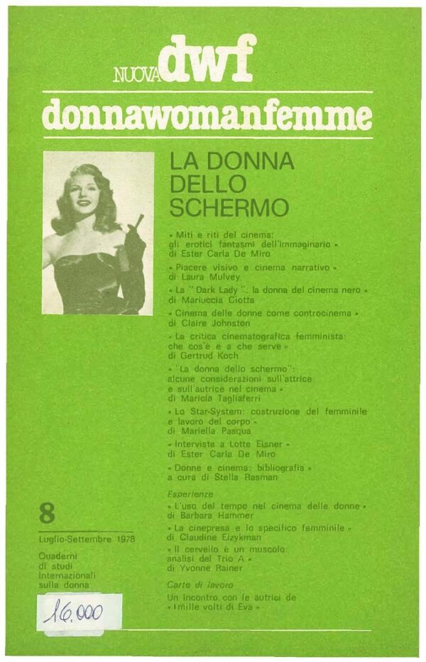 LA DONNA DELLO SCHERMO