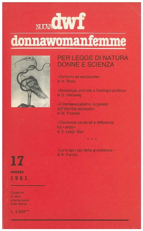 PER LEGGE DI NATURA. Donne e scienza