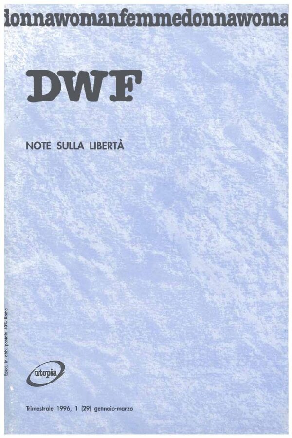 NOTE SULLA LIBERTÀ
