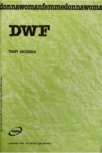 TEMPI MODERNI, DWF (39-40) 1998, 3-4