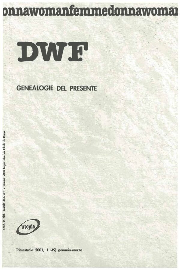 GENEALOGIE DEL PRESENTE