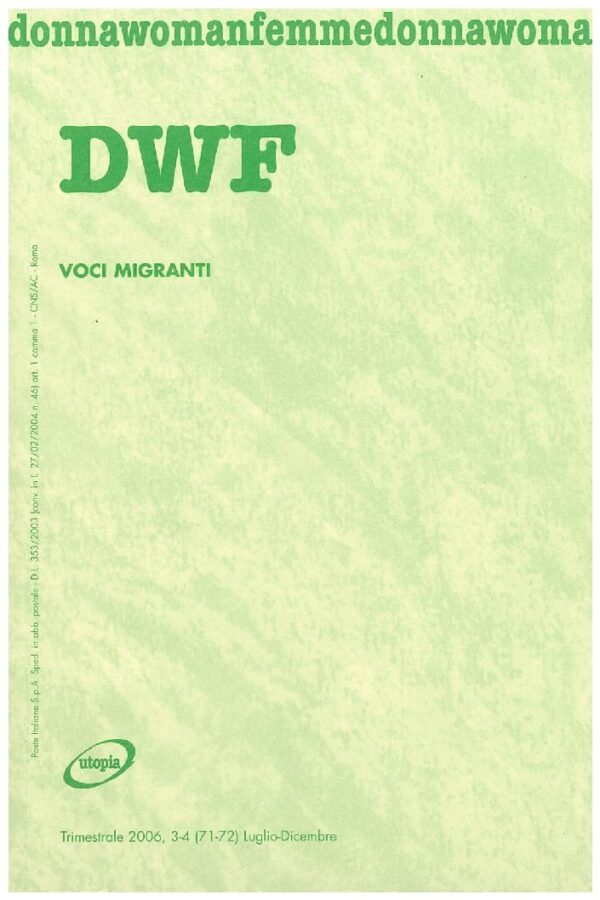 VOCI MIGRANTI