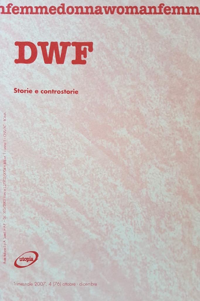 STORIE E CONTROSTORIE, DWF (76) 2007, 4