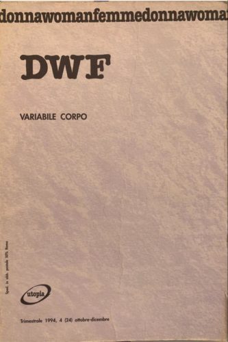 VARIABILE CORPO, DWF (24) 1994, 4