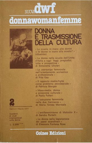 DONNA E TRASMISSIONE DELLA CULTURA, Nuova DWF (2) 1977