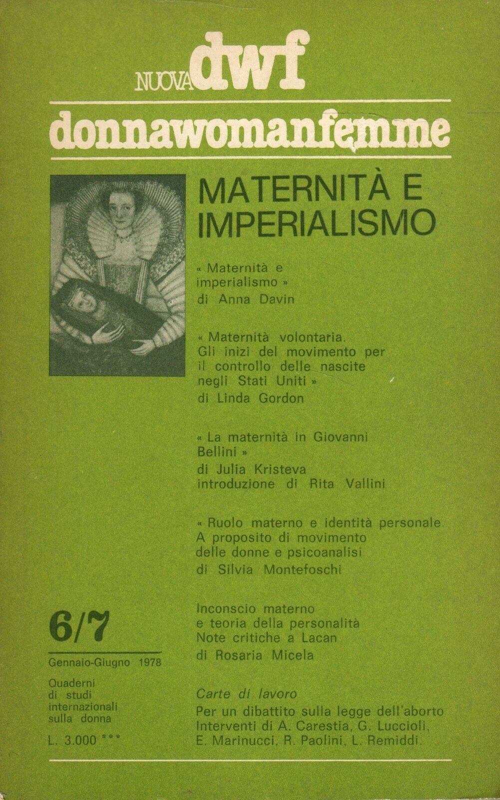 MATERNITÀ E IMPERIALISMO, Nuova DWF (6-7) 1978